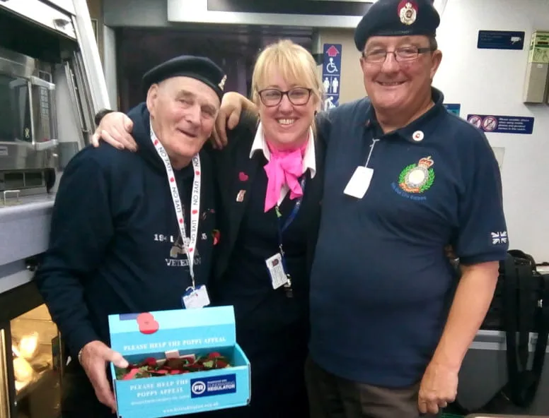 poppy appeal Hull Trains