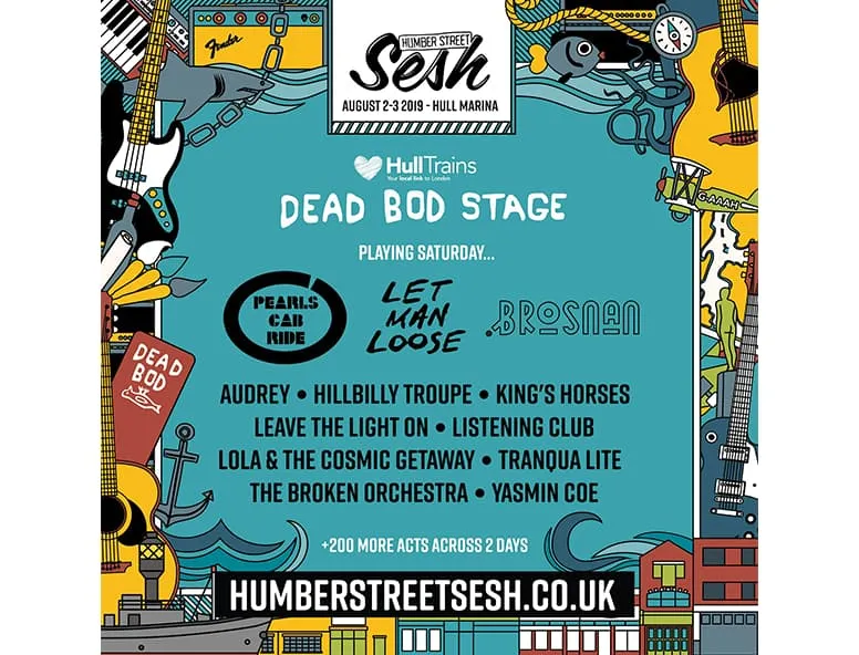 The Dead Bod stage line up