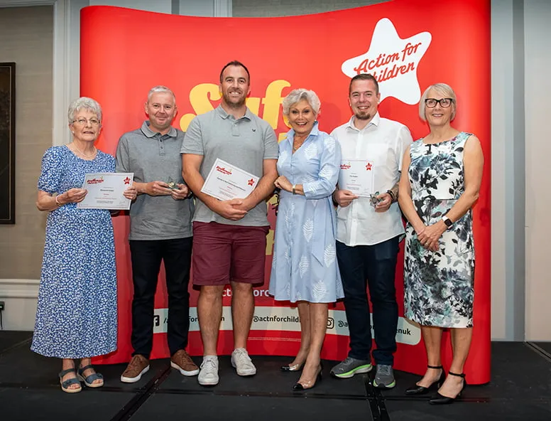 Mike Manders presented with a Stephenson Award